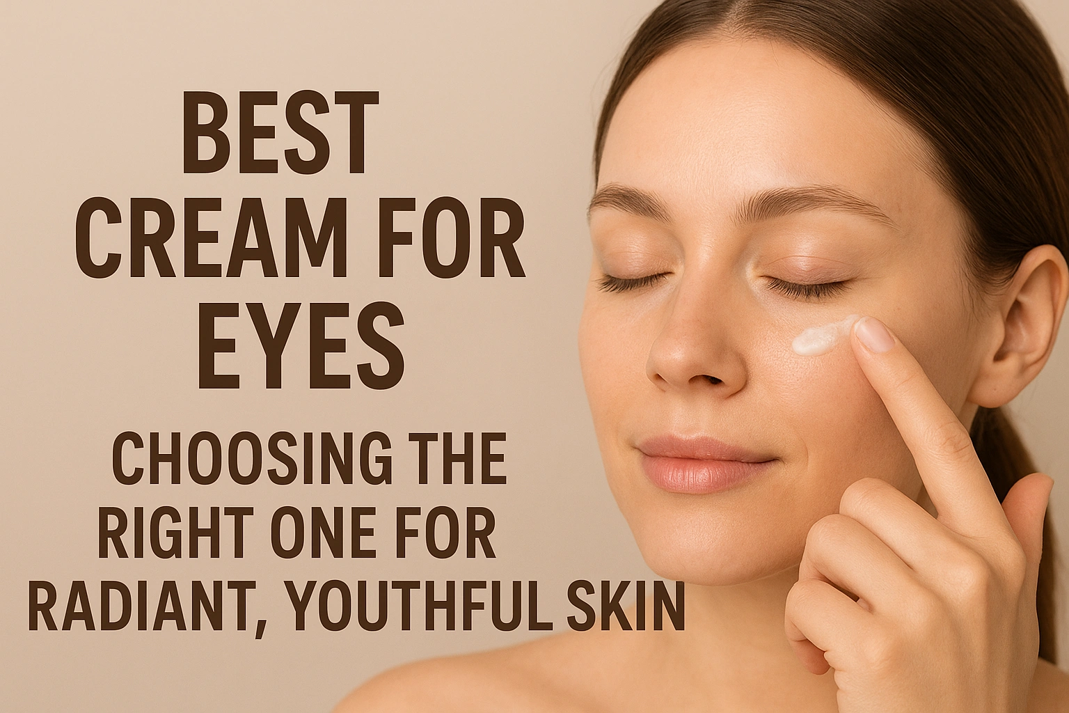 Best Cream for Eyes: Choosing the Right One for Radiant, Youthful Skin